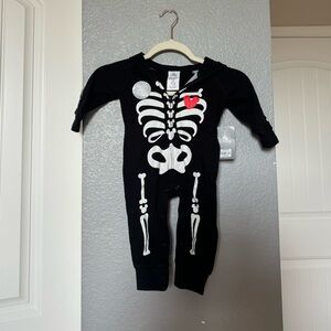 Disney Kids Mickey Mouse Skeleton Onesie